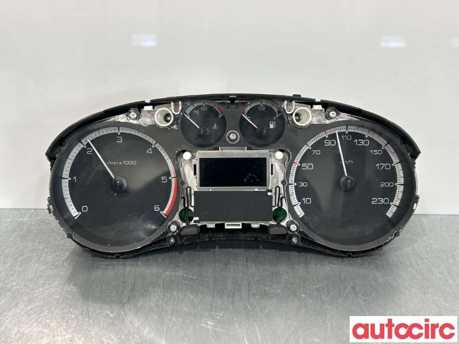 Instrumentpanel til Peugeot 308 2011-2013 (Type I, Fase 2) (PEUGEOT|9806132480|6103RJ|9674936280)