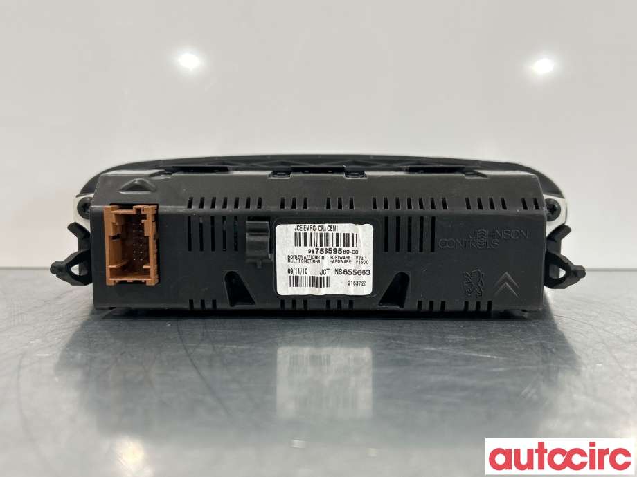 Instrument kjørecomputer til Peugeot 308 2011-2013 (Type I, Fase 2)  (PEUGEOT|9821851780|6593T8|9675859580)