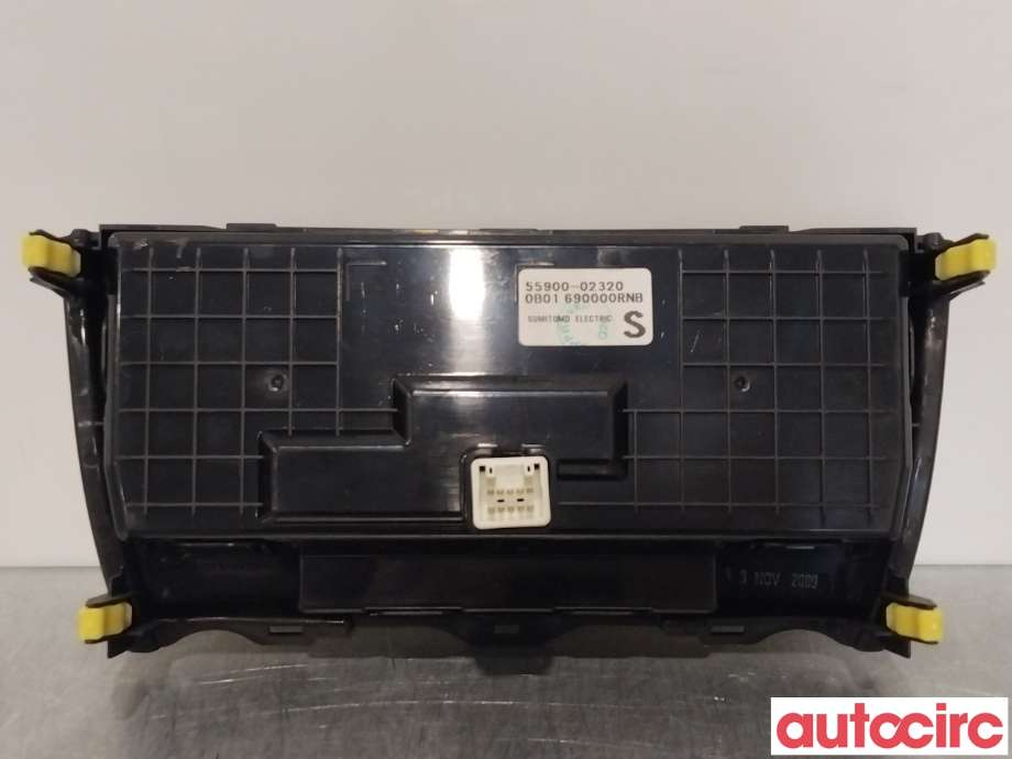 Varmeapparat betjening til Toyota Auris 2010-2012 (Type I, Fase 2) (TOYOTA|5590002320||55900-02320)