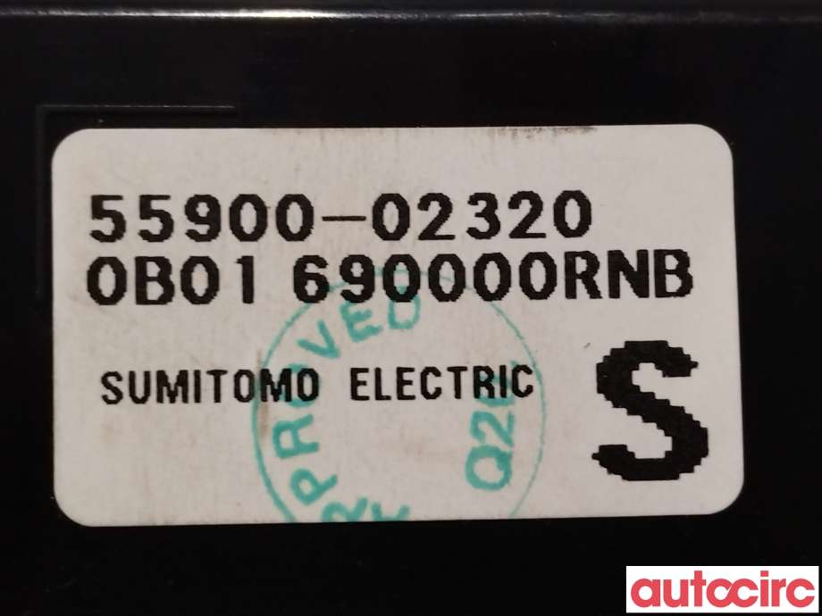 Varmeapparat betjening til Toyota Auris 2010-2012 (Type I, Fase 2) (TOYOTA|5590002320||55900-02320)