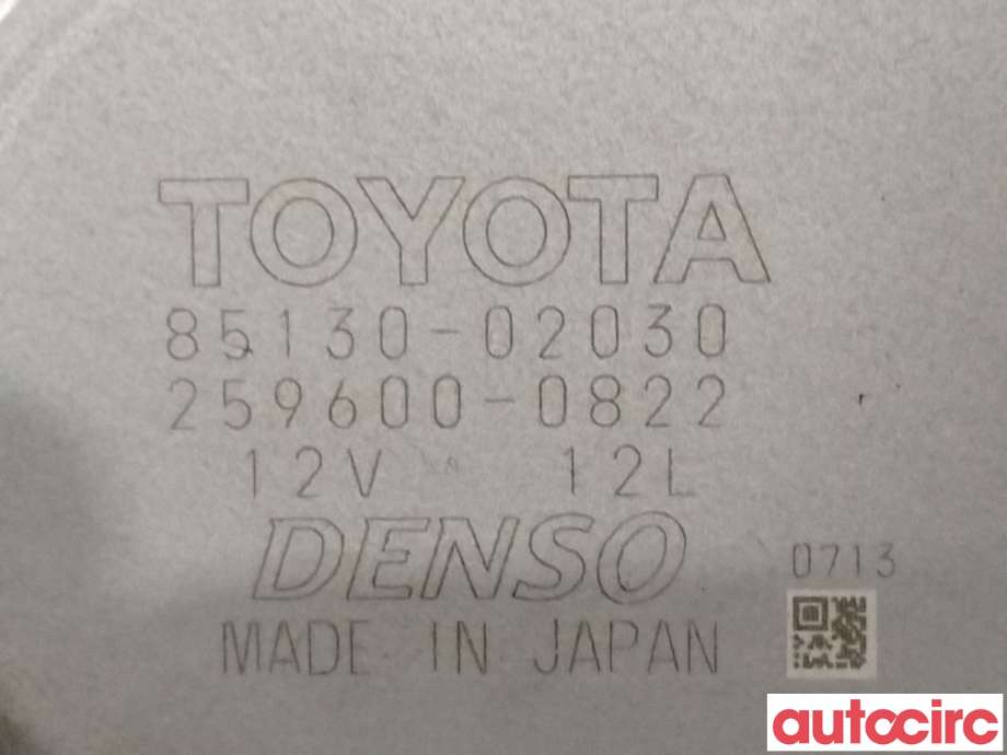 Viskermotor bakrute til Toyota Auris 2010-2012 (Type I, Fase 2)  (TOYOTA|8513002030)