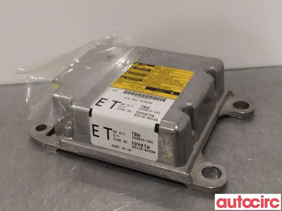 Airbag elektronikk til Toyota Auris 2010-2012 (Type I, Fase 2) (TOYOTA|891700W330|89170-0W330)
