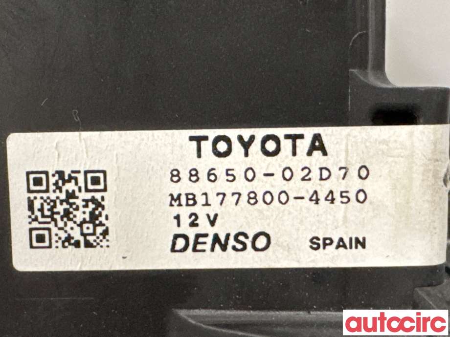 Styreenhet diverse til Toyota Auris 2013-2015 (Type II, Fase 1) (TOYOTA|8865002A20|MB177800-4450|88650-02D70)