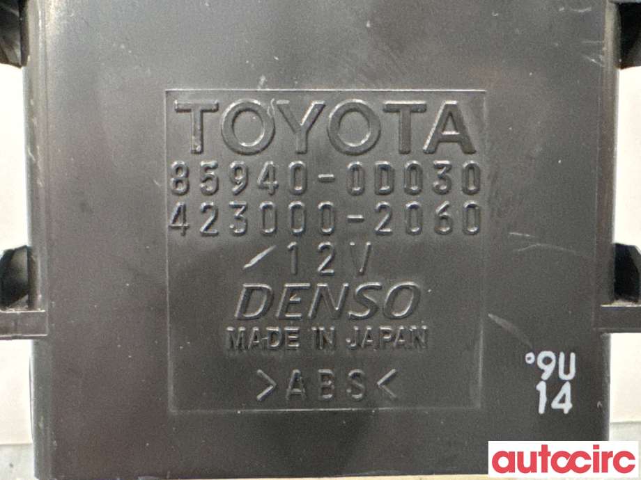 Styreenhet diverse til Toyota Yaris 2014-2020 (Type III, Fase 2)  (TOYOTA|859400D030|423000-2060|85940-0D030)