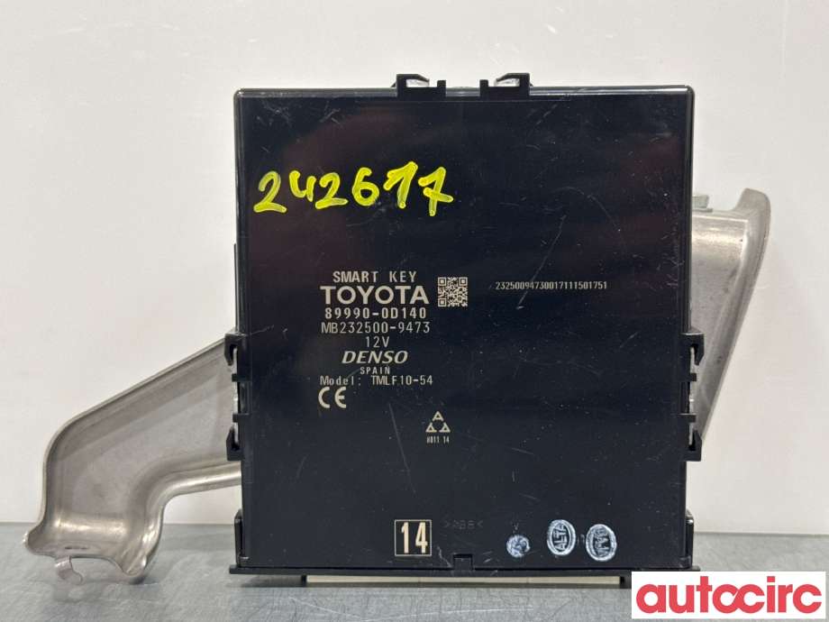 Styreenhet nøkkelfri/keyless til Toyota Yaris 2014-2020 (Type III, Fase 2) (TOYOTA|899900D140|MB232500-9473|89990-0D140)