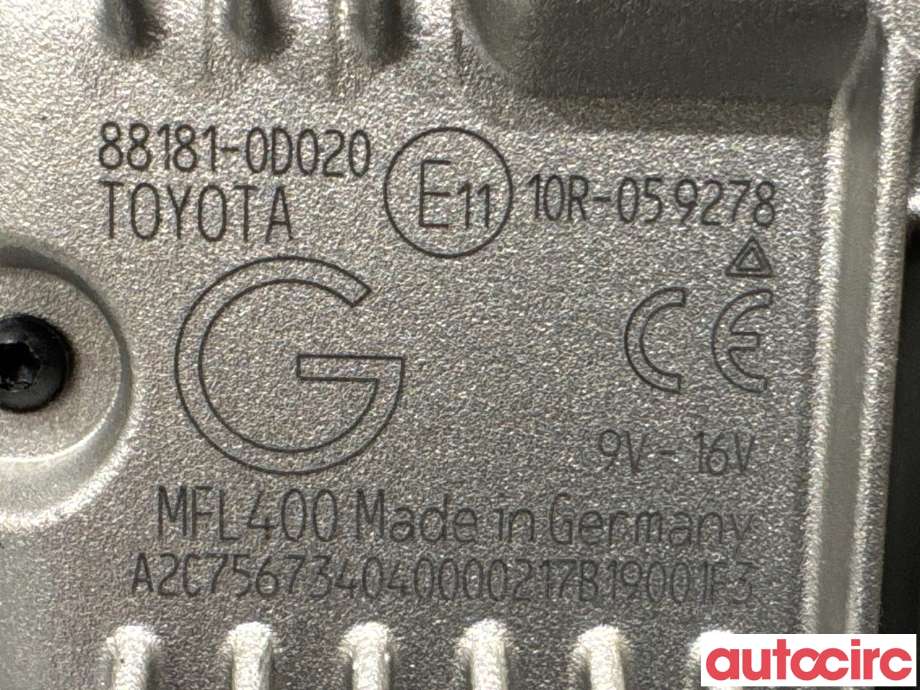Kamera til Toyota Yaris 2014-2020 (Type III, Fase 2)  (TOYOTA|881810D020||88181-0D020)