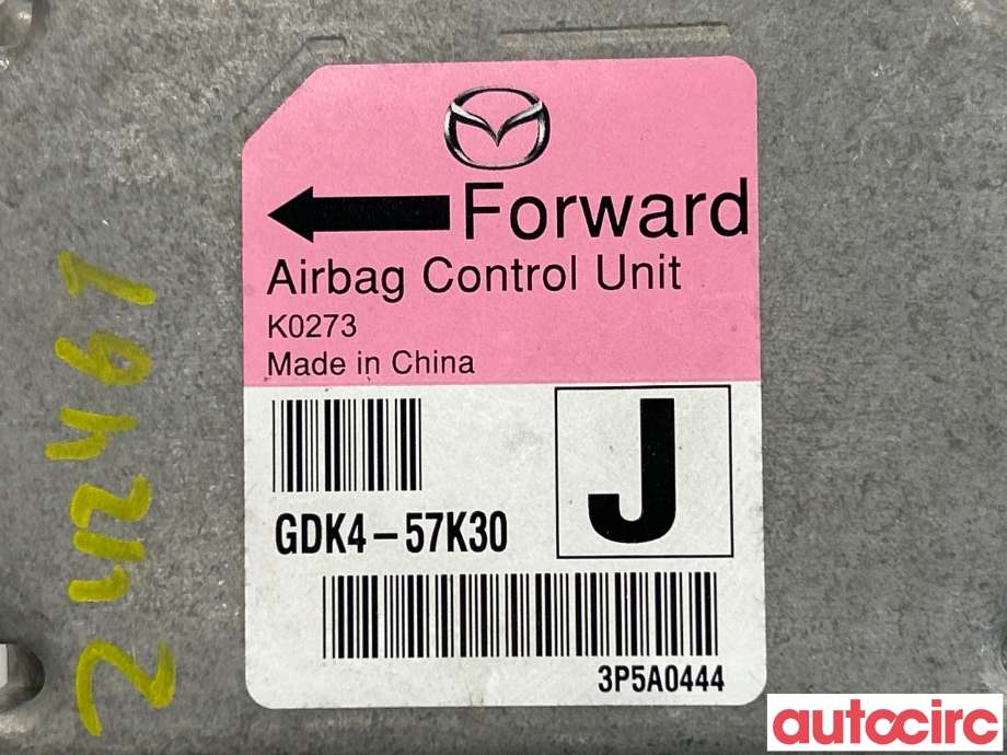 Airbag elektronikk til Mazda 6 2010-2013 (Type II, Fase 2)  (MAZDA|GDK457K30)