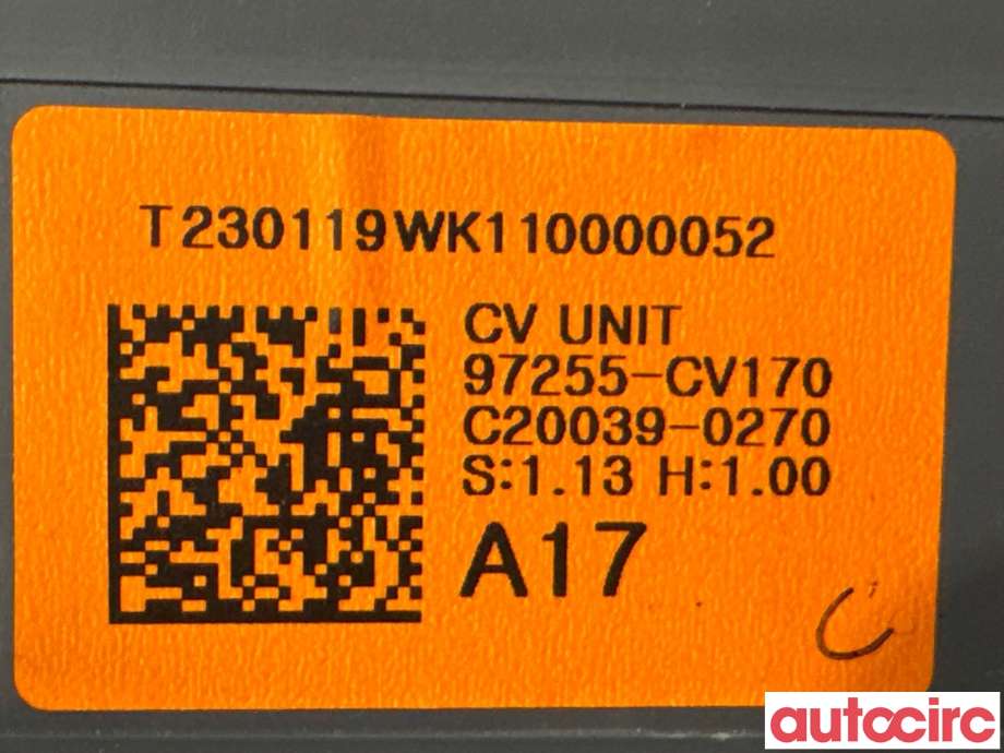 Styreenhet klima/aircondition til Kia EV6 2021-->>  (KIA|97255CV170|C20039-0270|97255-CV170)