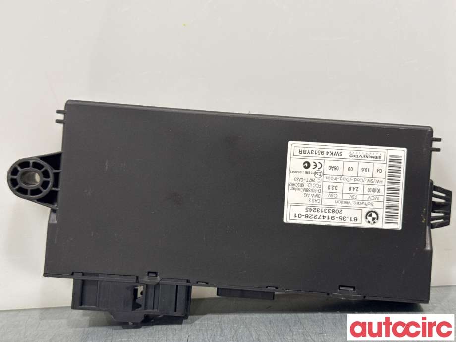Styreenhet tenning til BMW 3-Serie 2005-2011 (E90/E91/E92/E93) (E90/E91/E92/E93) (BMW|61359395657|5WK49513YBR|6135-9147226)