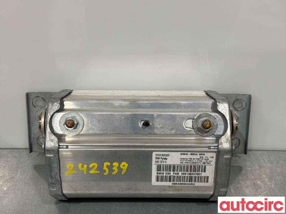 Airbag passasjer til BMW 3-Serie 2005-2011 (E90/E91/E92/E93) (E90/E91/E92/E93) (BMW|72129138247|34009374G|399138247051)
