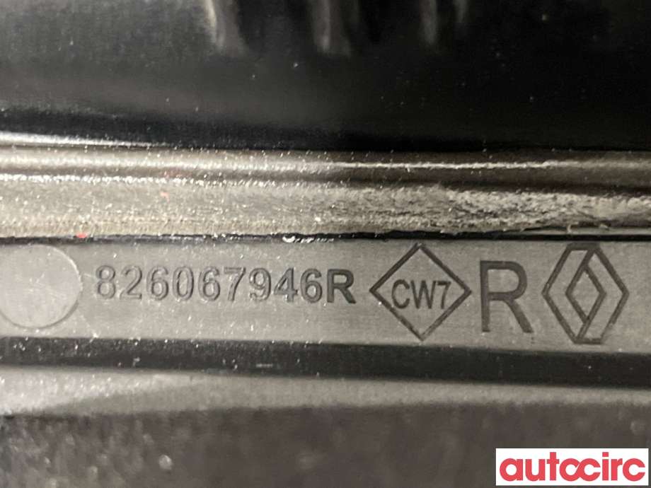 Dørhåndtak utv høyre bak til Renault Zoe 2013-2019 (Fase 1)  (RENAULT|826067946R|)