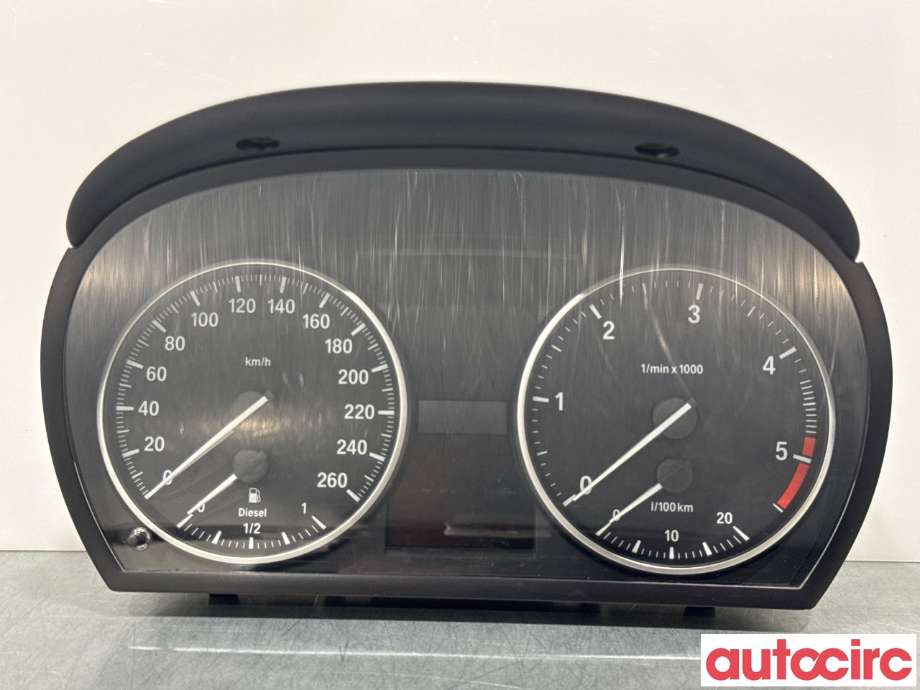 Instrumentpanel til BMW 3-Serie, 2005-2011 (E90/E91/E92/E93) (E90/E91/E92/E93) (BMW|62109316127)