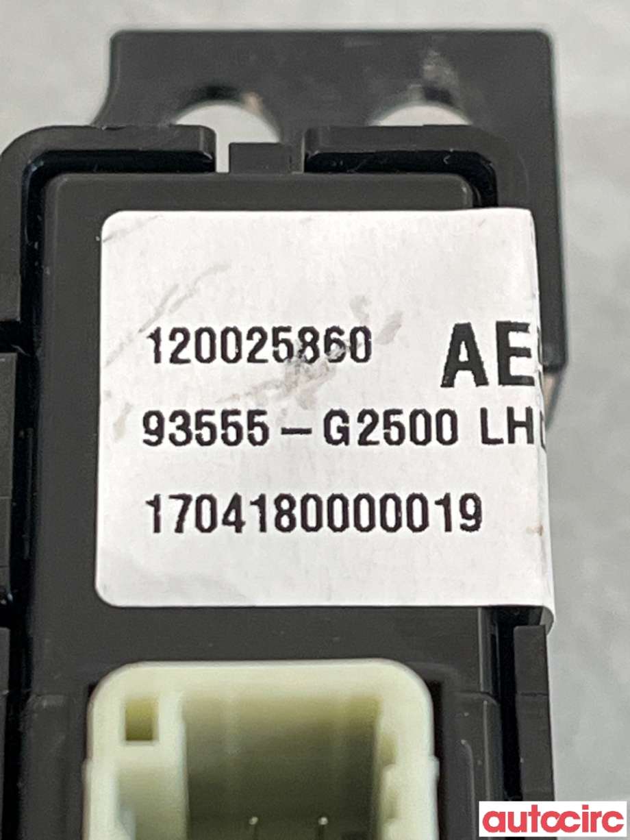 Bryter tanklokk til Hyundai Ioniq Electric 2016-2019 (Fase 1)  (HYUNDAI|93555G25004X|93555-G2500)