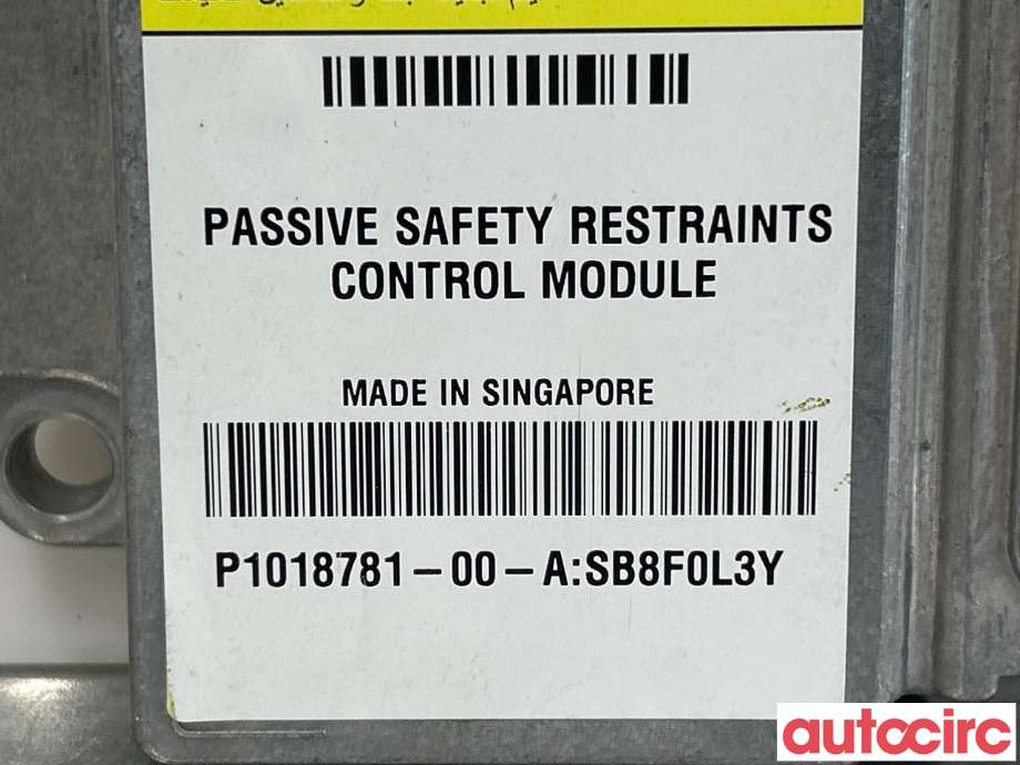 Airbag elektronikk til Tesla Model S 2013-2016 (Fase 1)  (TESLA|1018781-00-B|1018781-00-F|1018781-00-A)