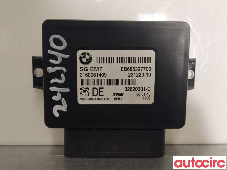 Styreenhet elektrisk parkbrems (EPB - Electric Parking Brake) til BMW X3, 2010-2017 (F25) (F25) (BMW|34436887358)