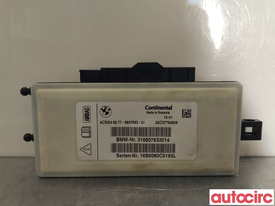 Airbag elektronikk til BMW X3 2010-2017 (F25) (F25) (BMW|65776807633)