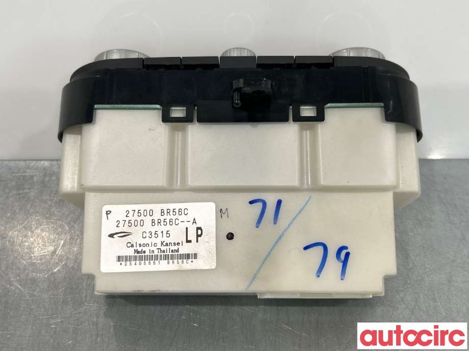 Varmeapparat betjening til Nissan Qashqai 2010-2014 (Type I, Fase 2) (NISSAN|27500BR46C|27500BR56C)