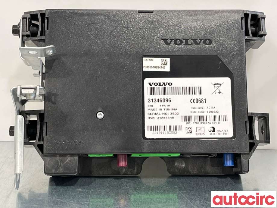 Styreenhet bluetooth til Volvo V60, 2010-2013 (Type I, Fase 1)  (VOLVO|36010001)