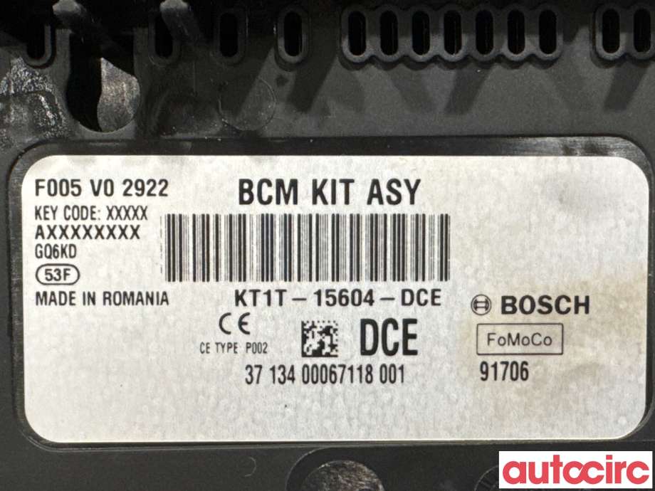 Sikringsboks til Ford Transit Connect 2018-->> Type II, Fase 2 (FORD|2537300||KT1T-15604-DCE)