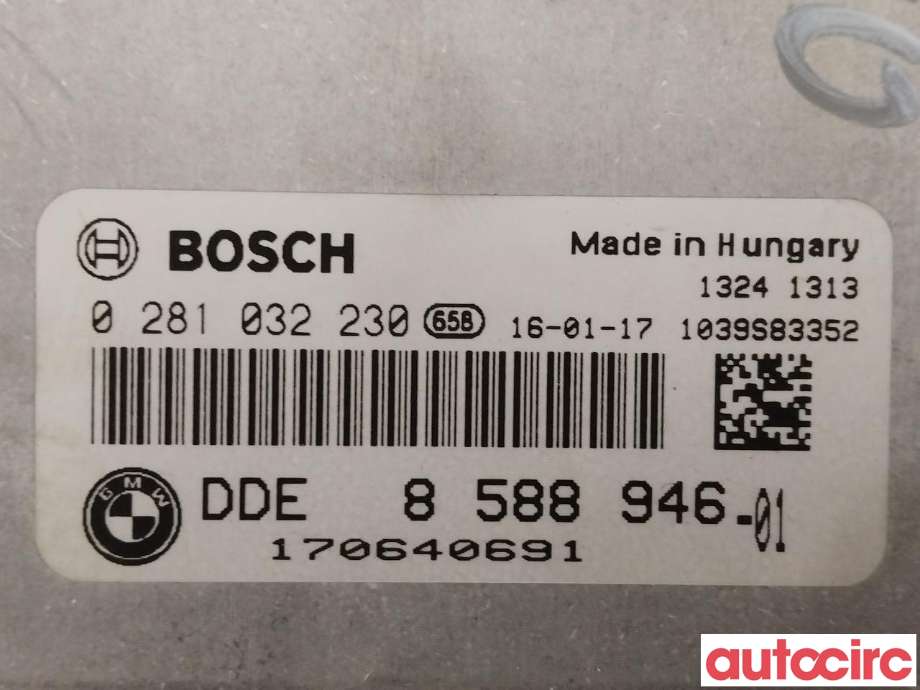 Styreenhet motor til BMW X3 2010-2017 (F25) (F25) (BMW|13618598806|0281032230|8588946)