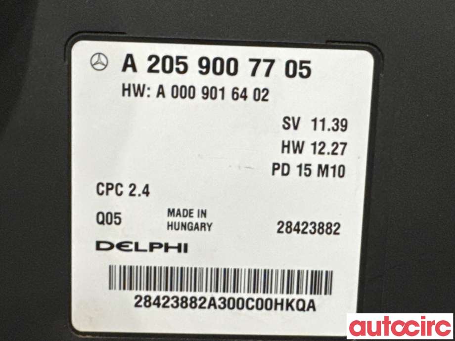 Styreenhet diverse til Mercedes C-Klasse 2014-2018 (Fase 1) (W205) (W205) (MERCEDES|A2059007705|28423882)
