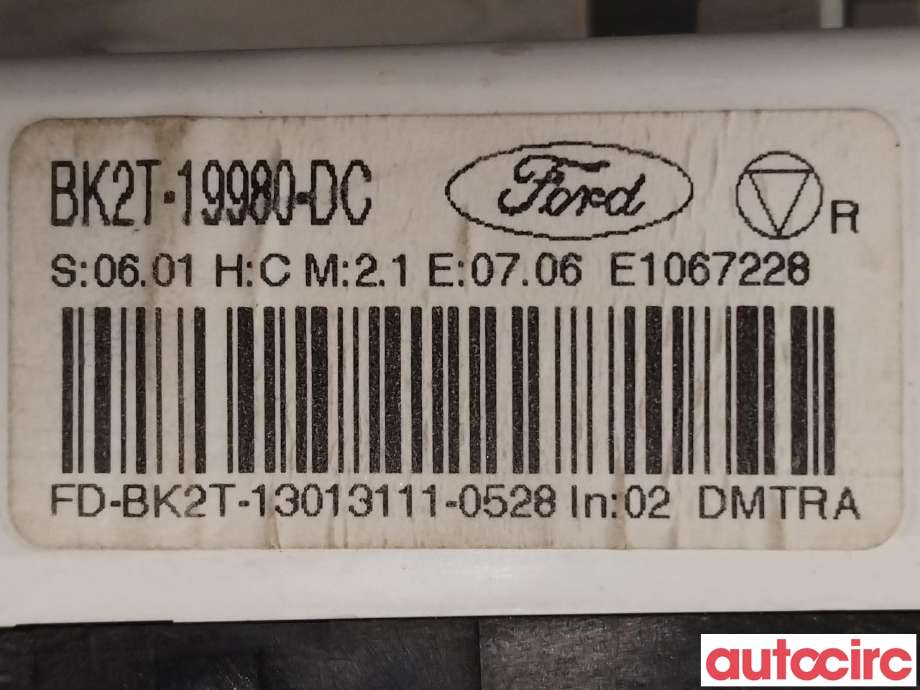 Varmeapparat betjening til Ford Transit Custom 2013-2023 (Type I)  (FORD|1843211||BK2T-19980-DC)