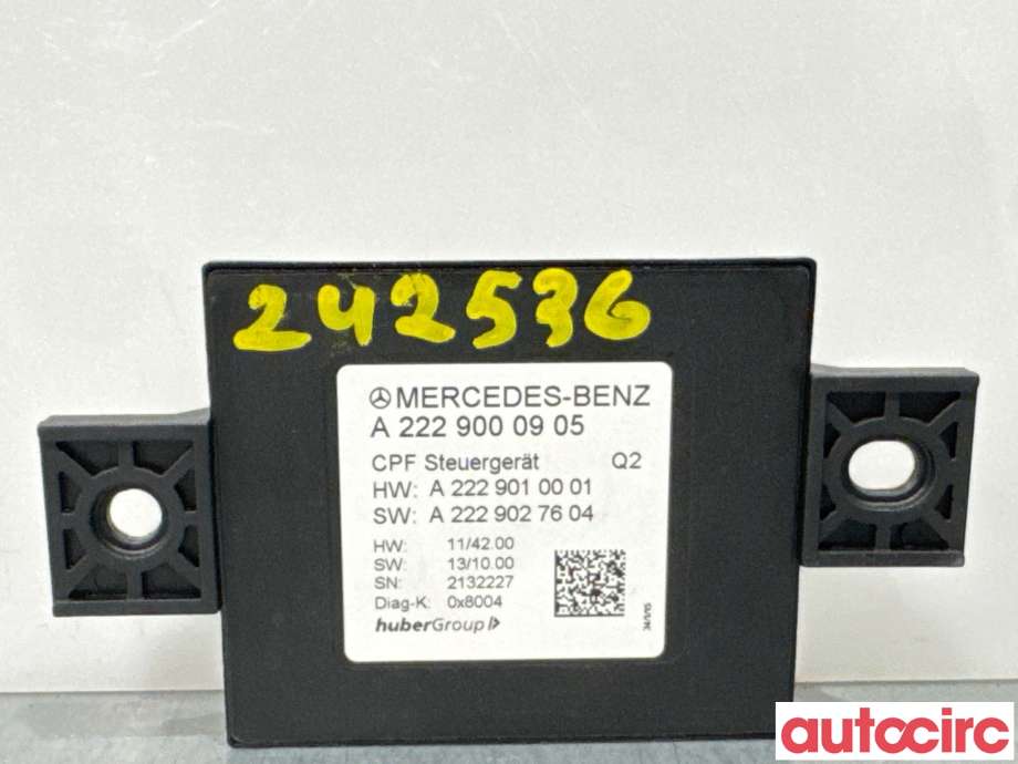 Styreenhet diverse til Mercedes C-Klasse 2014-2018 (Fase 1) (W205) (W205) (MERCEDES|A2229000905||A2229008522)