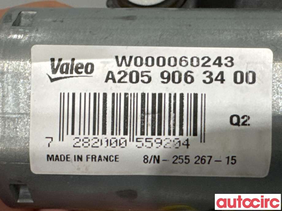 Viskermotor bakrute til Mercedes C-Klasse 2014-2018 (Fase 1) (W205) (W205) (MERCEDES|A2059063400|W000060243)