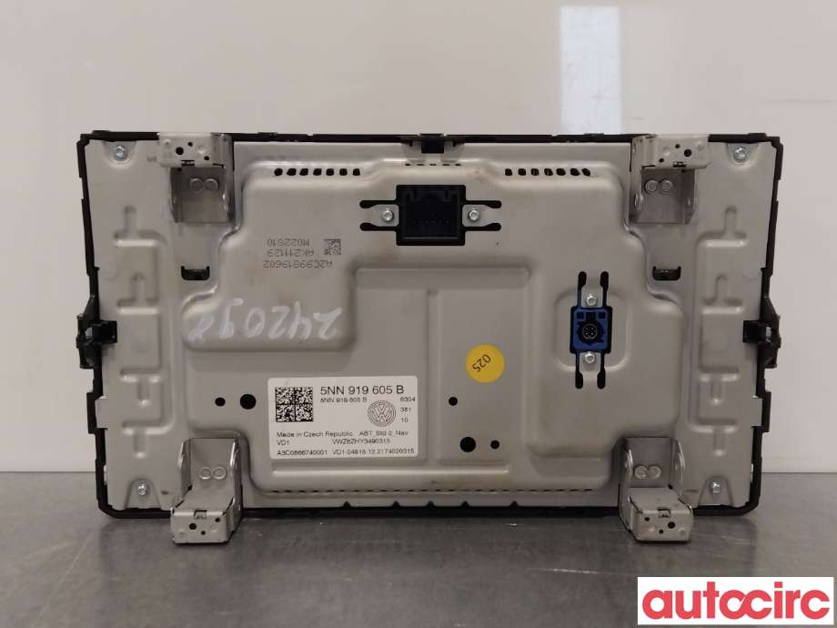 Multimedia display (MCU - Media Controller Unit) til VW T-Roc 2017-->> (VOLKSWAGEN|5NN919605B)
