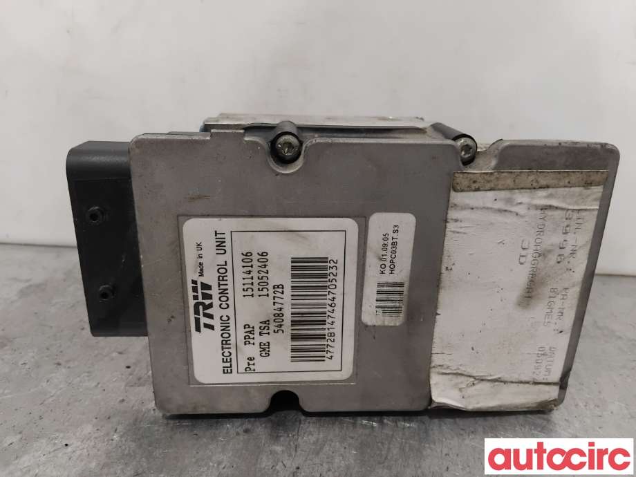 ABS sentral til Opel Vectra C 2005-2008 (Type II) (OPEL|93185682|15114106|15052406)