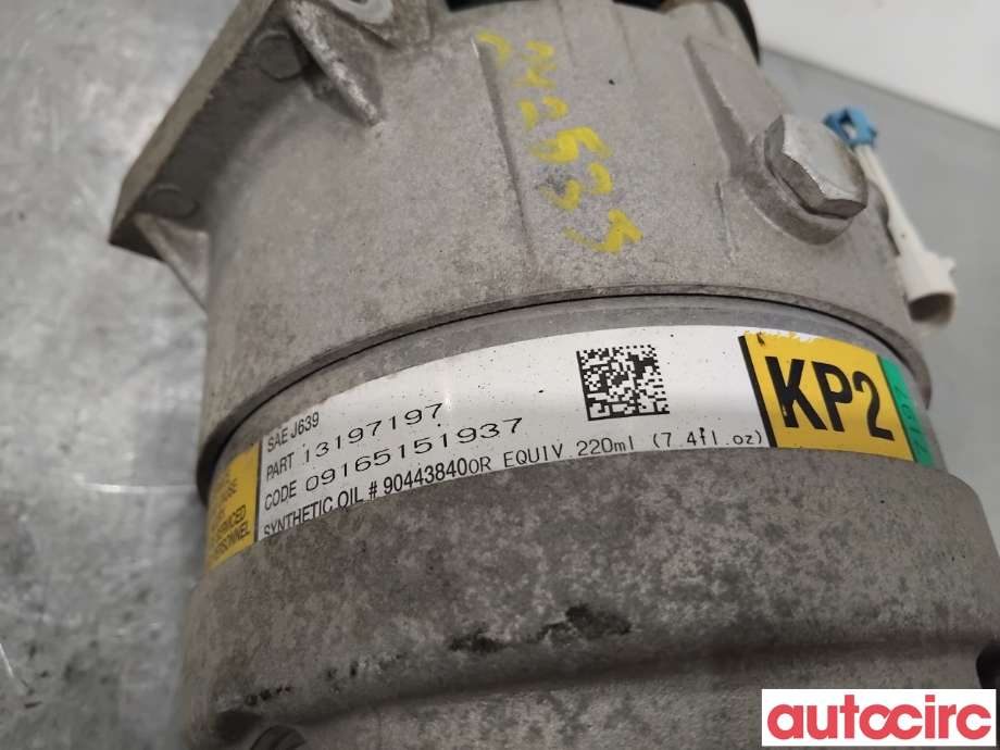 Aircondition kompressor til Opel Vectra C 2005-2008 (Type II)  (OPEL|93197164||13197197)