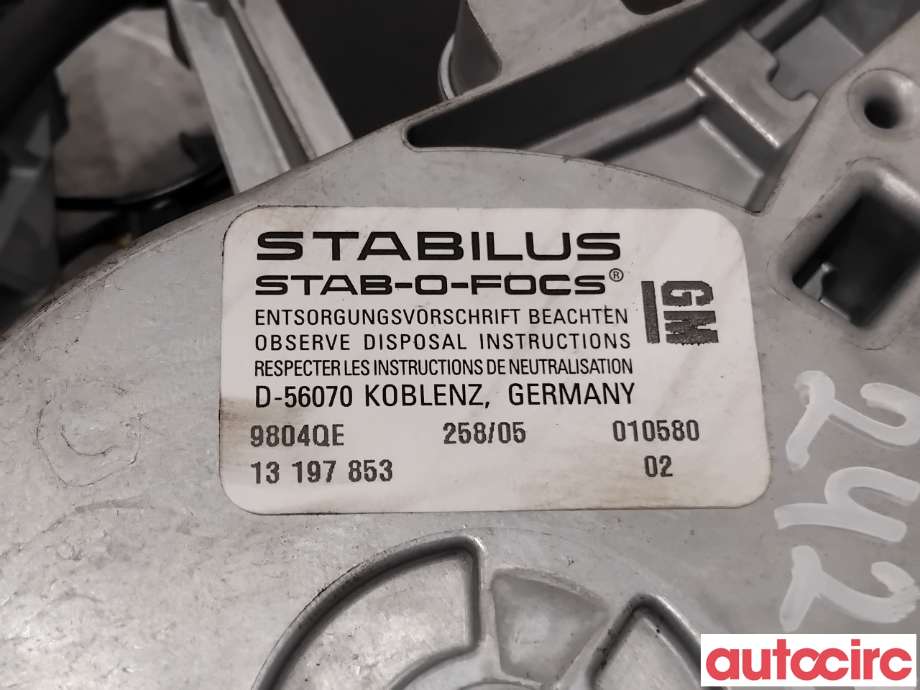 Baklukeåpner motor til Opel Vectra C 2005-2008 (Type II) (OPEL|13197853|9804QE)