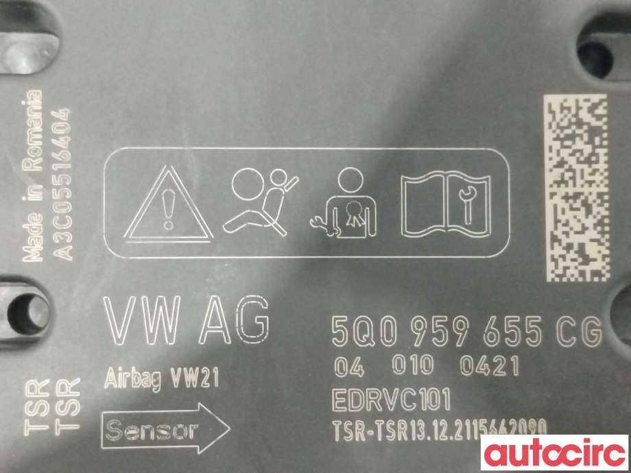 Airbag elektronikk til VW T-Roc 2017-->> (VOLKSWAGEN|5Q0959655CG)