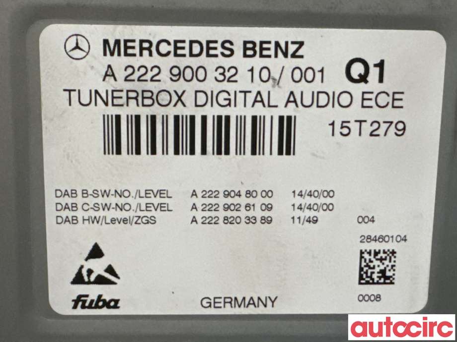 Bilstereo diverse til Mercedes C-Klasse 2014-2018 (Fase 1) (W205) (W205) (MERCEDES|A2229005317||A2229003210)