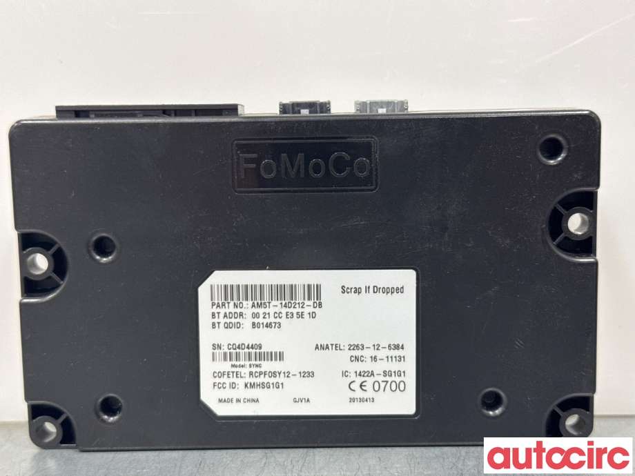 Styreenhet diverse til Ford Fiesta 2013-2017 (Type VI, Fase 2) (FORD|2016486||AM5T-14D212-DB)