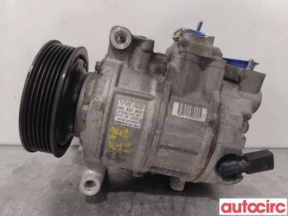 Aircondition kompressor til VW Tiguan 2011-2016 (Type I, Fase 2) (VOLKSWAGEN|5K0820803X|447150-3373|1K0820808F)