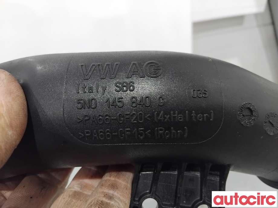 Turbo rør til VW Tiguan 2011-2016 (Type I, Fase 2) (VOLKSWAGEN|1K0145840AE||5N0145840C)