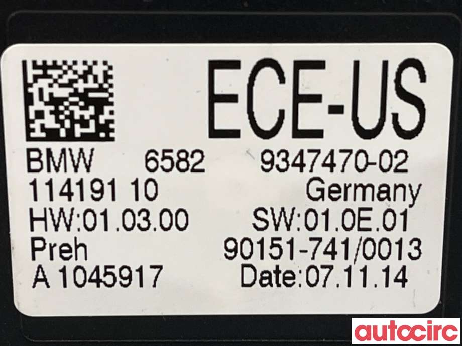 Styreenhet diverse til BMW 2-Serie 2014-2021 (F22/F23) (F22/F23) (BMW|65829371374|9347470-02)