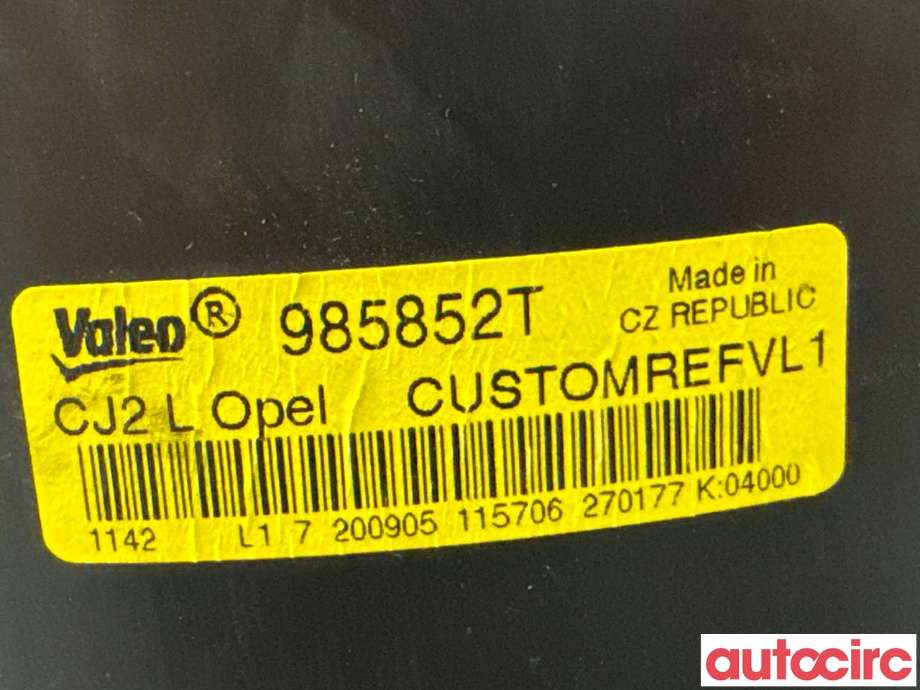 Varmeapparat motor til Opel Vectra C 2005-2008 (Type II) (OPEL|13221349|985852T|13250115)