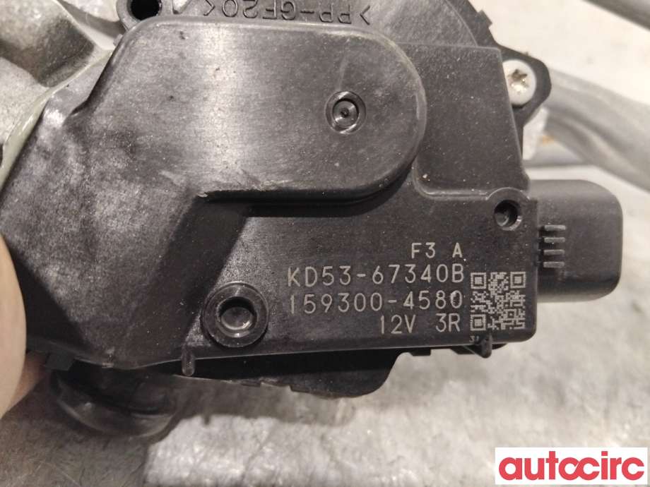 Viskermotor frontrute til Mazda CX-5 2012-2017 (Type I)  (MAZDA|KD53-67-340D|159300-4580|KD53-67340B)