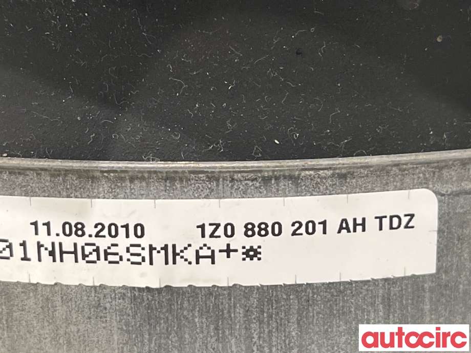 Airbag rattpute til Škoda Octavia 2009-2013 (Type II, Fase 2)  (SKODA|1Z0880201AH)