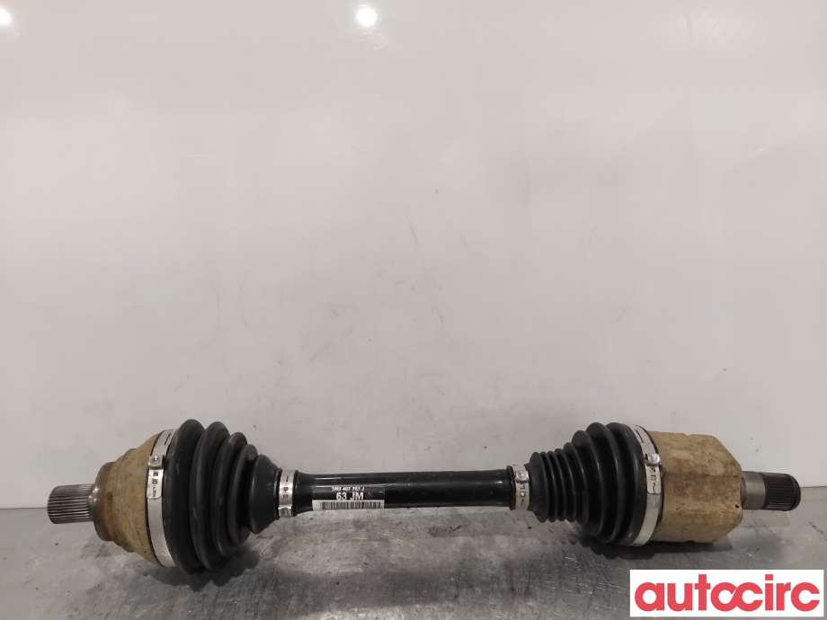 Drivaksel venstre foran til VW Tiguan, 2011-2016 (Type I, Fase 2)  (VOLKSWAGEN|5N0407763FX)