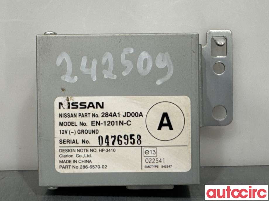 Styreenhet diverse til Nissan Qashqai 2007-2010 (Type I, Fase 1) (NISSAN|284A1JD00A|EN-1201N-C)