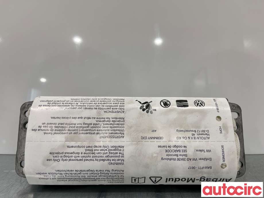 Airbag passasjer til Škoda Octavia, 2009-2013 (Type II, Fase 2)  (SKODA|1K0880204N)