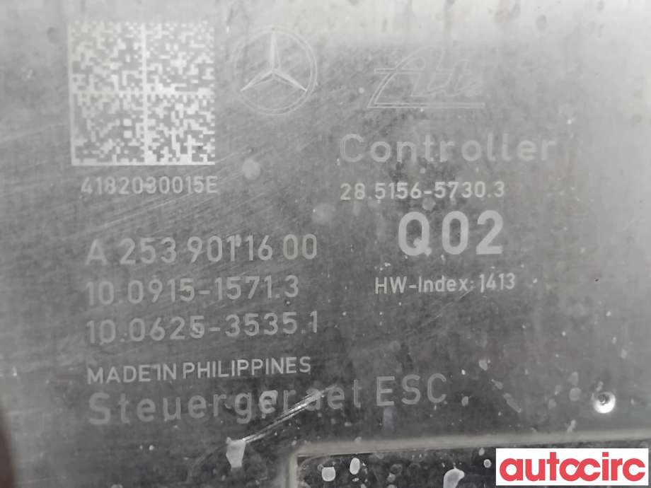 ABS sentral til Mercedes C-Klasse 2018-2021 (Fase 2) (W205) (W205) (MERCEDES|A2534311700|100915-15713|A2534313800)