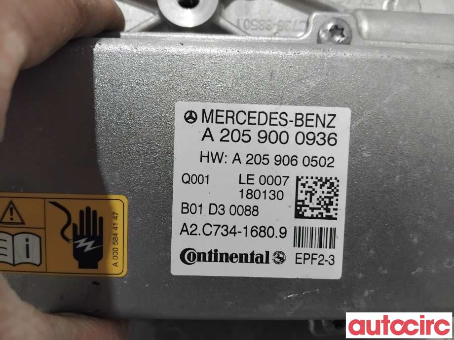 Inverter hybrid til Mercedes C-Klasse 2018-2021 (Fase 2) (W205) (W205) (MERCEDES|A2059000936|A2C734-16808|A2059006415)