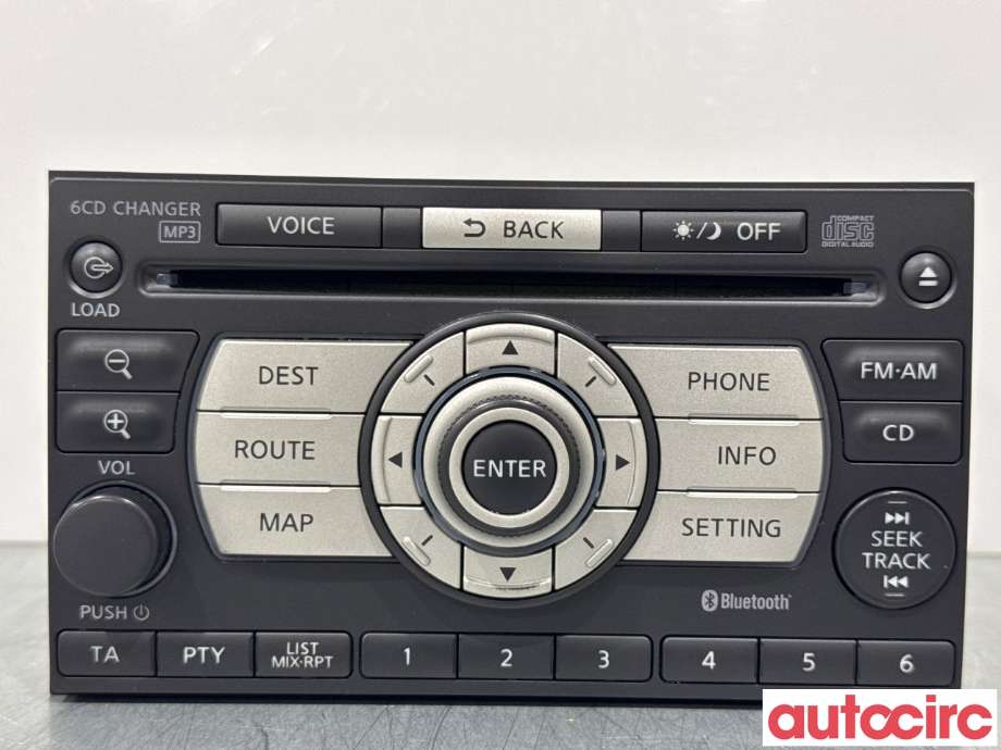 Bilstereo til Nissan Qashqai 2007-2010 (Type I, Fase 1) (NISSAN|28185JG44A|PN-2874F-B)