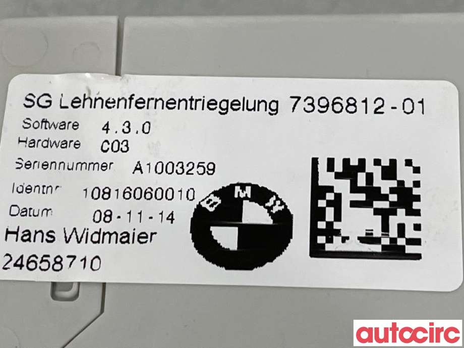 Styreenhet diverse til BMW 2-Serie 2014-2021 (F22/F23) (F22/F23) (BMW|61357464634|7396812)