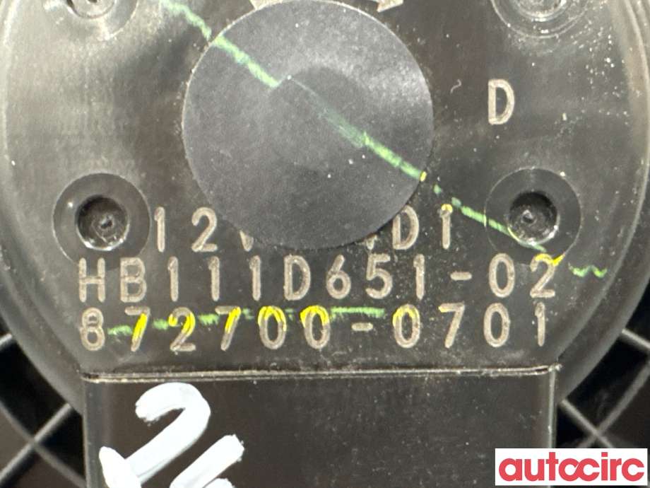 Varmeapparat motor til Mazda CX-5 2012-2017 (Type I)  (MAZDA|KD45-61-B10||872700-0701)