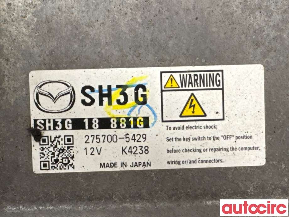 Styreenhet motor til Mazda CX-5 2012-2017 (Type I) (MAZDA|SH3G-18-881S|275700-5429|SH3G18881G)